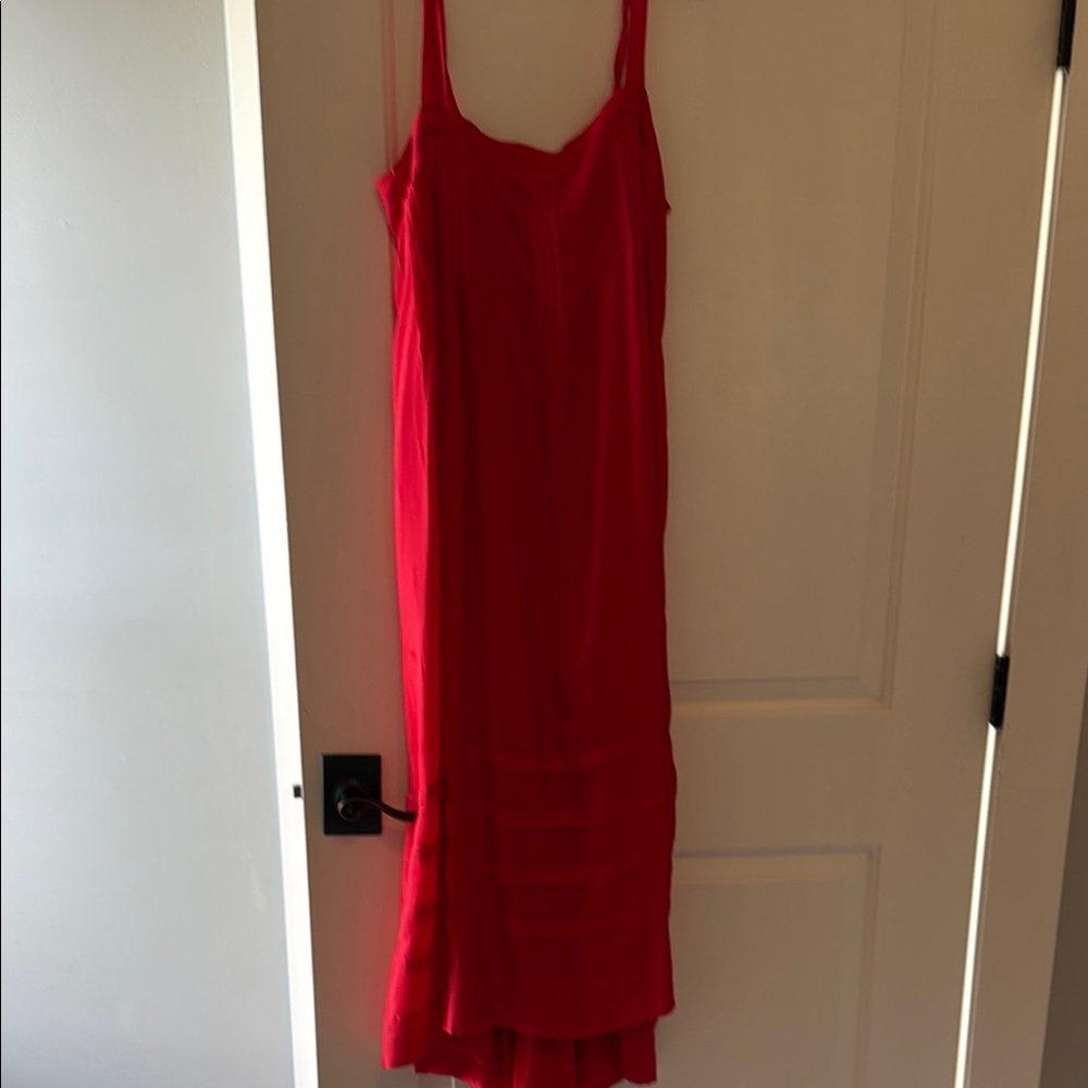 Pintuck midi dress in drapey organza - sold out on website